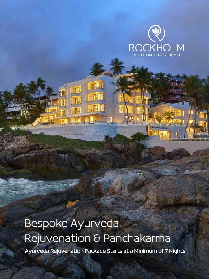 Rockholm At The Light House Beach Ковалам Екстериор снимка